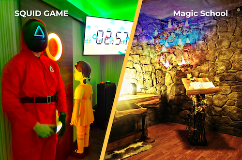 Squid Game и Magic School в центъра на София
